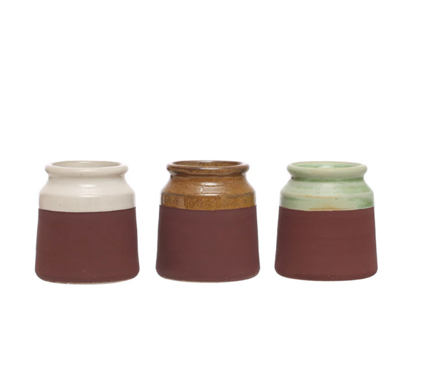 Stoneware Match Holder with Striker