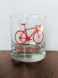Madison Wisconsin Bike Rocks Glass