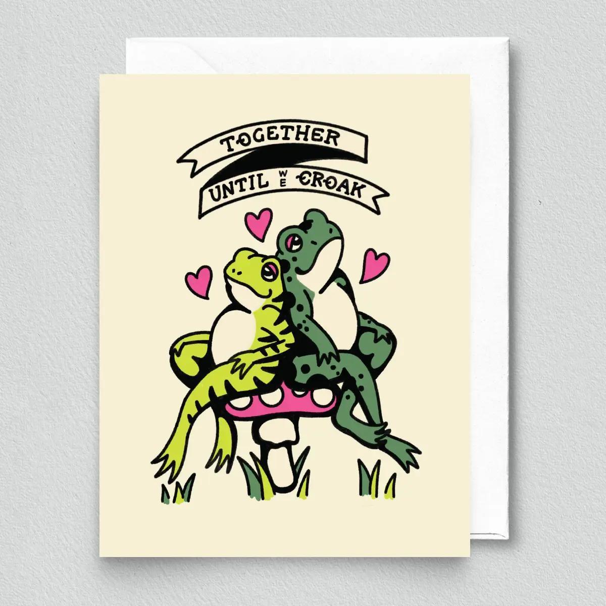 Funny Frog Love Card