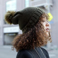 Chunky Knit Pom Hat