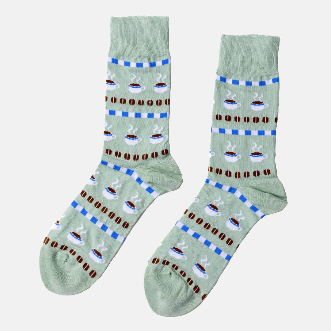 Coffee - Large Crew Socks