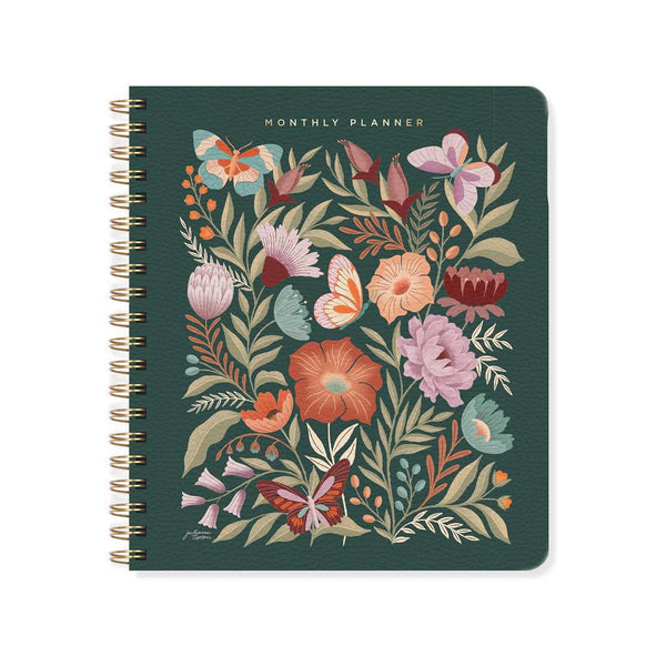 Flowers Non-dated Monthly Planner