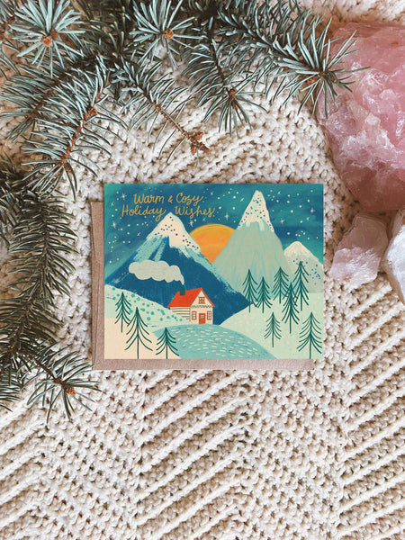 Warm and Cozy Holiday Wishes Card