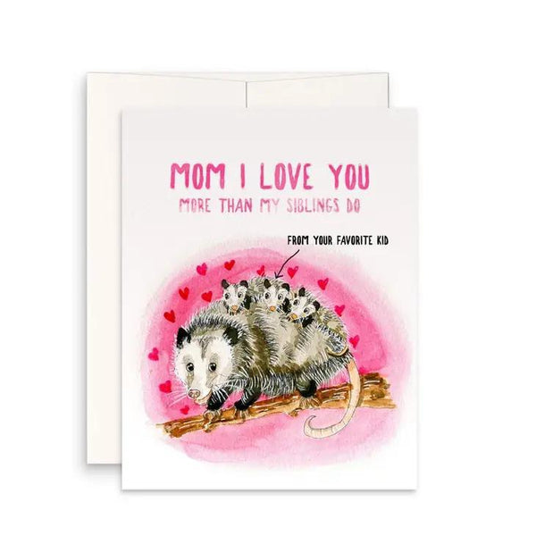 Possum Mother's Day Card