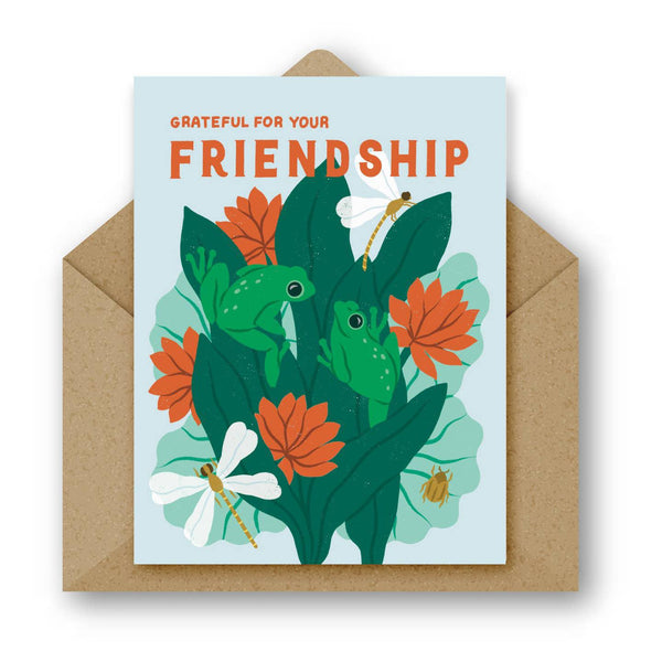 Frog Friendship Greeting Card