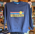 Retro Sun Wisconsin Sweatshirt