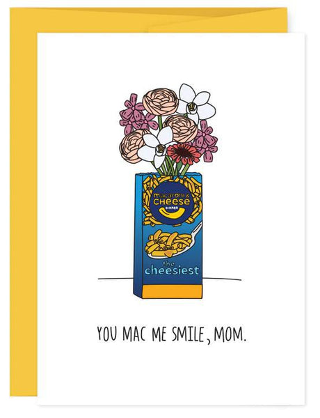 You Mac Me Smile, Mother's Day Card
