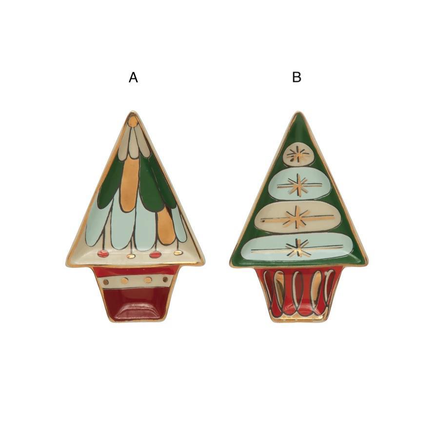 Mid Century Ceramic Tree Dish (2 Designs to Choose From!)