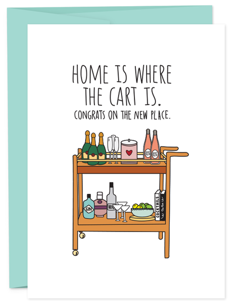 Home is Where the Cart Is Card