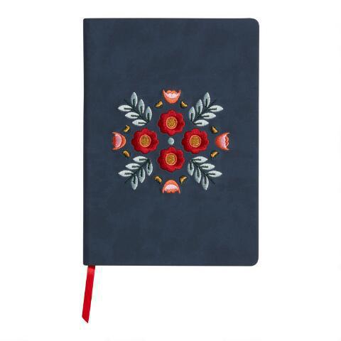 Evelyn Embroidered Layflat Journal