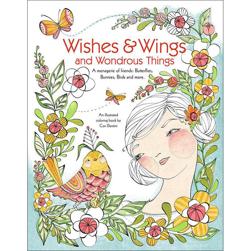 Wishes & Wings Coloring Book