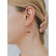 Carnelian Gemstone Drop Earrings