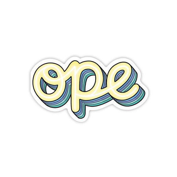 Ope Sticker