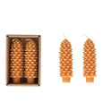 Pinecone Taper Candles Set of 2 (2 Colors to Choose From!)