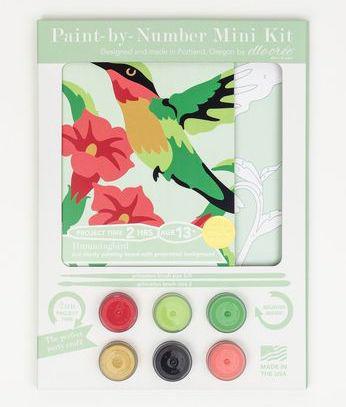 Hummingbird Mini Paint By Number Kit