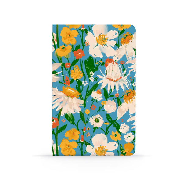 Blue Bouquet Classic Layflat Notebook