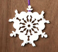 Bunny Snowflake Ornament