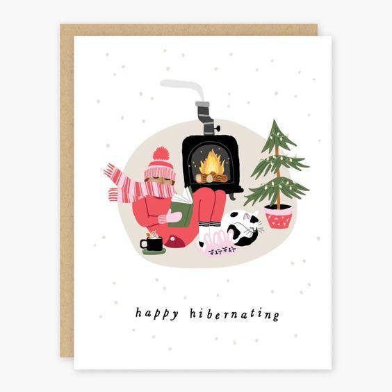 Happy Hibernating Card Set of 8