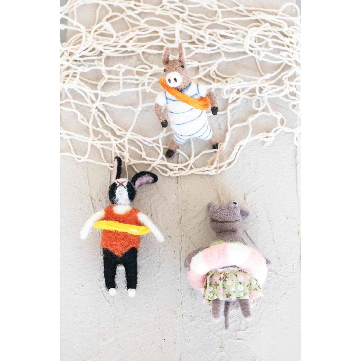 Felt Animal with Innertube Ornament (3 Styles to Choose From!)