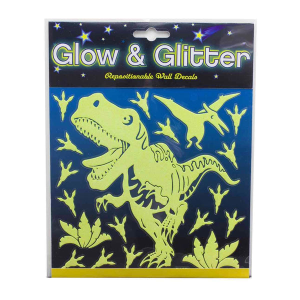 Dinosaur Glow & Glitter Decals