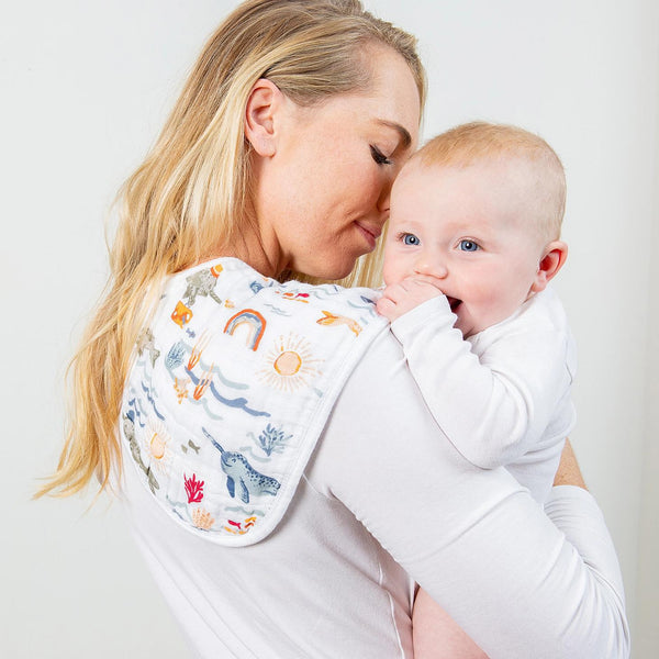 Narwhal Muslin Burp Cloth