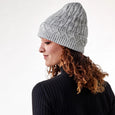Cable Knit Hat made from Recycled Yarn (4 colors to choose from!)