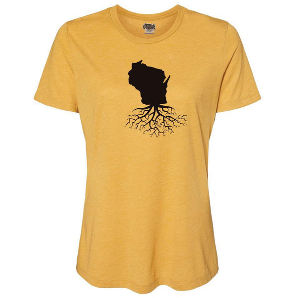 Women's Cut Wisconsin Roots T-Shirt